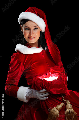Photo: pretty santa girl pretty santa girl