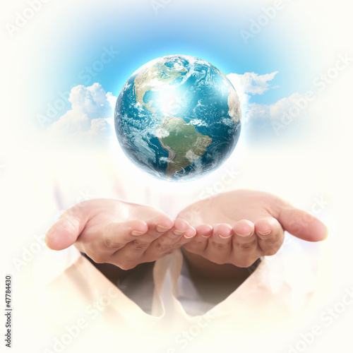 Photo: planet system in your hands planet system in your hands