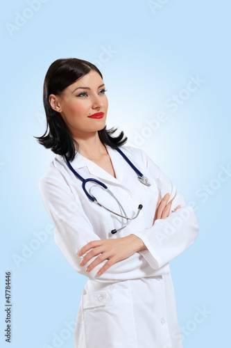 Photo: young female doctor portrait young female doctor portrait