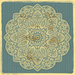 Beautiful Indian ornament with vintage background
