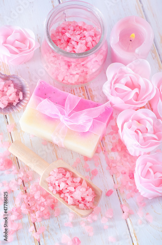 Photo: sea salt and soap sea salt and soap