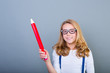 kind stift zeigen
