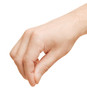 Photo: Hand adds in food salt and spices. Or holding some object. Hand adds in food salt and spices. Or holding some object.