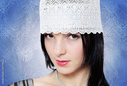 Photo: Young Woman Fashion Chic Portrait Princess Young Woman Fashion Chic Portrait Princess