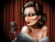 Vintage female singer