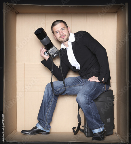 Photo: photographer in a trap 1 photographer in a trap 1