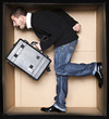 runing  businessman