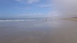 jogging at great beach