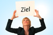 Illustration: Das Ziel im Auge Das Ziel im Auge