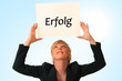 Photo: Erfolgsschild Erfolgsschild