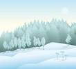 Verträumte Winterlandschaft