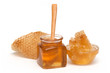 Photo: Honey and Honeycomb in the glass Honey and Honeycomb in the glass