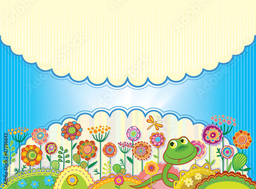 Vector: Card for congratulation or invitation. Card for congratulation or invitation.