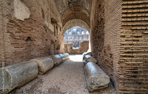 Photo: Inside of Colosseum in Rome, Italy Inside of Colosseum in Rome, Italy