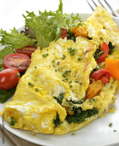 Photo: Omelet With Vegetables Omelet With Vegetables