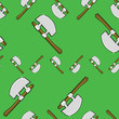 Poleaxes cartoon background