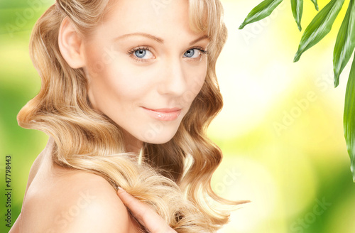 Photo: beautiful woman with long hair beautiful woman with long hair