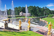 Grand cascade in Pertergof, Saint-Petersburg, Russia.