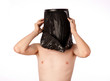 Photo: Man with the trash bag Man with the trash bag