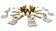 Social network concept, E-commerce concept, network concept
