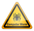 Hazard Sign "Computer Worm"