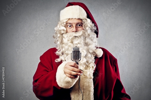 Photo: Santa Claus Microphone Santa Claus Microphone