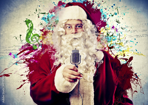 Photo: Colored Santa Claus Colored Santa Claus