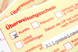 Überweisungsschein