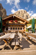 Berghütte und Cirspitzen - Dolomiten - Alpen