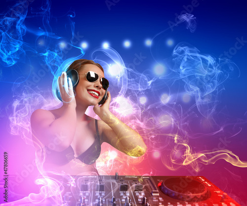 Photo: dj and mixer dj and mixer