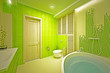 Illustration: Eco, bamboo bathroom Eco, bamboo bathroom