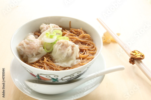 Photo: chinese cuisine, wonton noodles chinese cuisine, wonton noodles