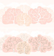 Vektor: Winter forest background Winter forest background
