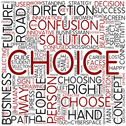Illustration: choice choice