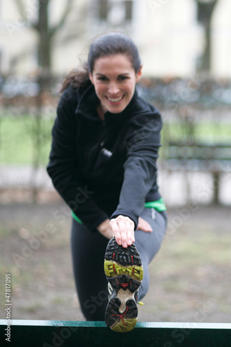 Photo: Frau beim Sport Frau beim Sport