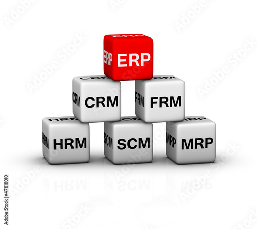 Illustration: ERP System illustration ERP System illustration
