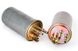 Two fuel filters