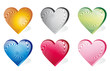 set icon hearts 