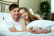 Lying in bed