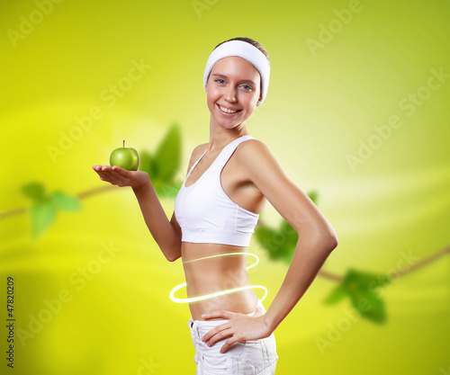 Photo: Sport and healthy food Sport and healthy food
