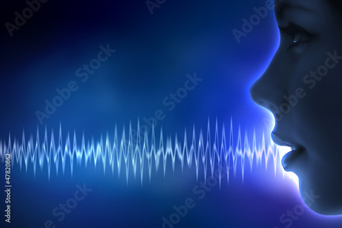Photo: Sound wave illustration Sound wave illustration
