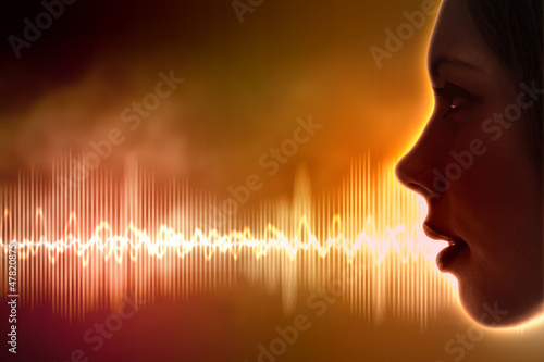 Photo: Sound wave illustration Sound wave illustration