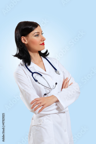 Photo: young female doctor portrait young female doctor portrait