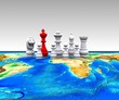 Chess on the world - 3D