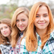 Photo: Three happy teenage friends Three happy teenage friends
