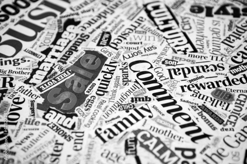 Photo: newspaper cuttings newspaper cuttings