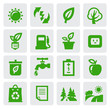 green eco symbols