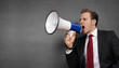 Man with Megaphone