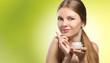 advertisement of natural cosmetic