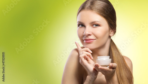 Photo: advertisement of natural cosmetic advertisement of natural cosmetic